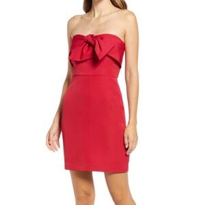 Sam Edelman Women's Strapless Bow Sheath Cocktail Mini Dress So beautiful dress